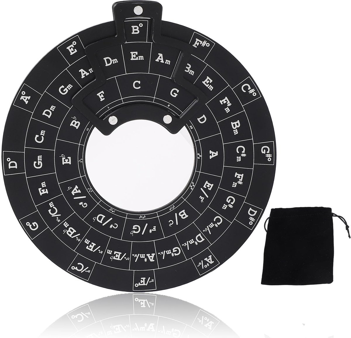 Dailygoods - Innovra - Aluminium Akkoord Tool voor Muziektheorie en Transponeren