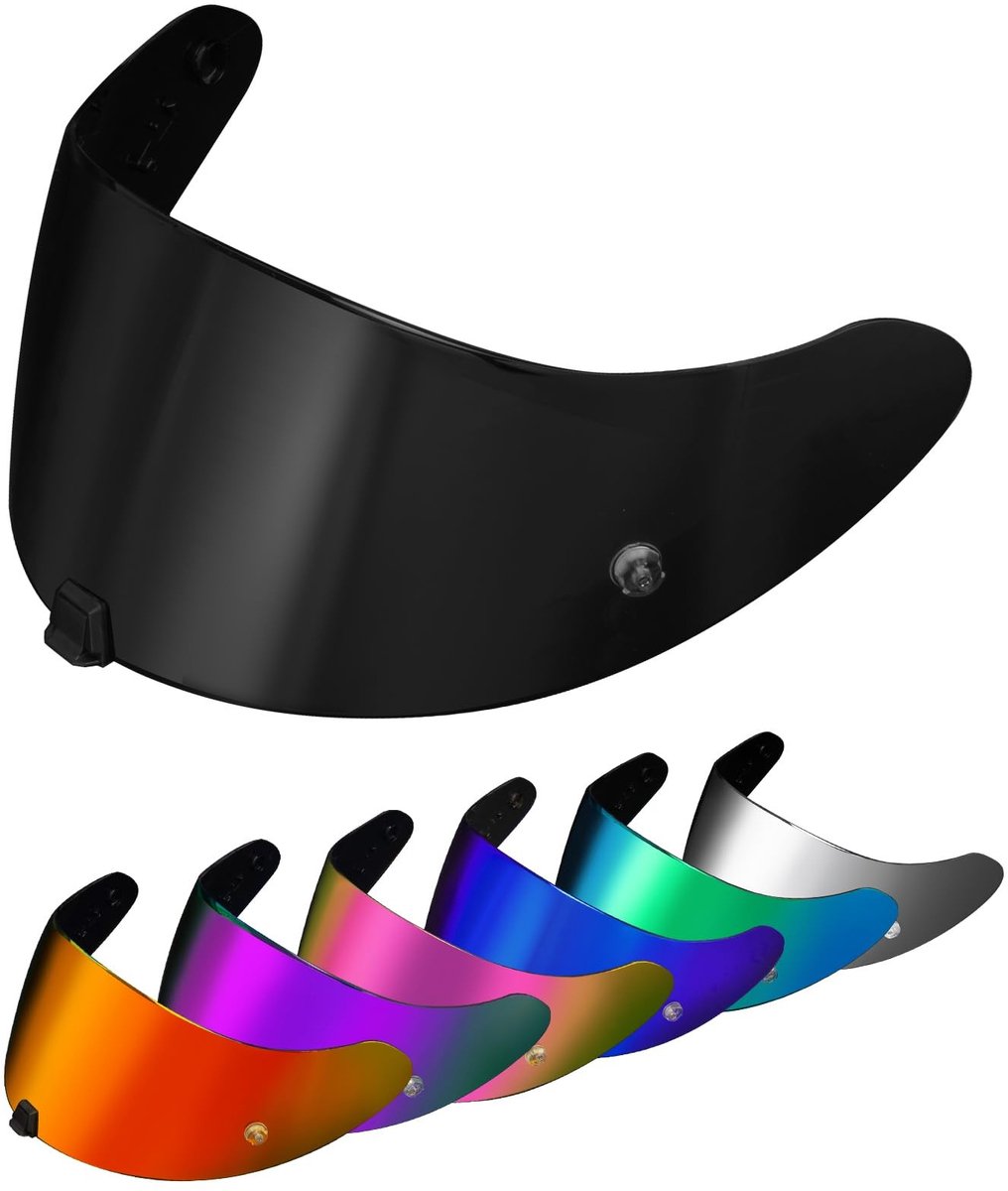 Dailygoods - Helmvizier voor Motorfietsen met UV-bescherming en Vervangingsaccessoires