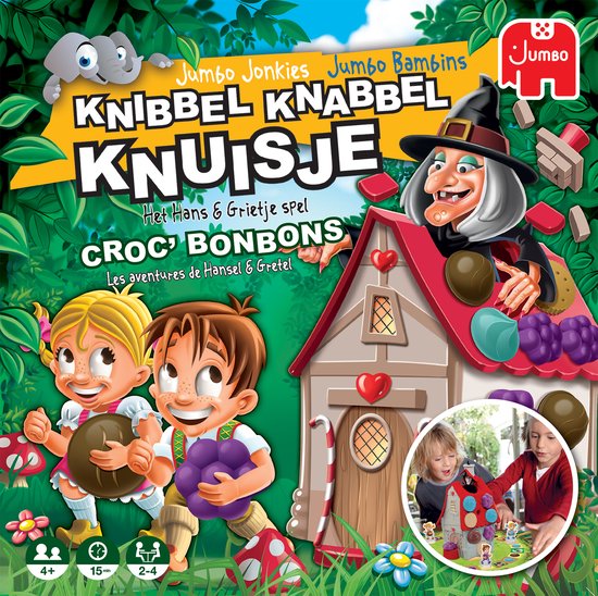 Jumbo Knibbel Knabbel Knuisje - Nederlands / Franstalig - Bordspel