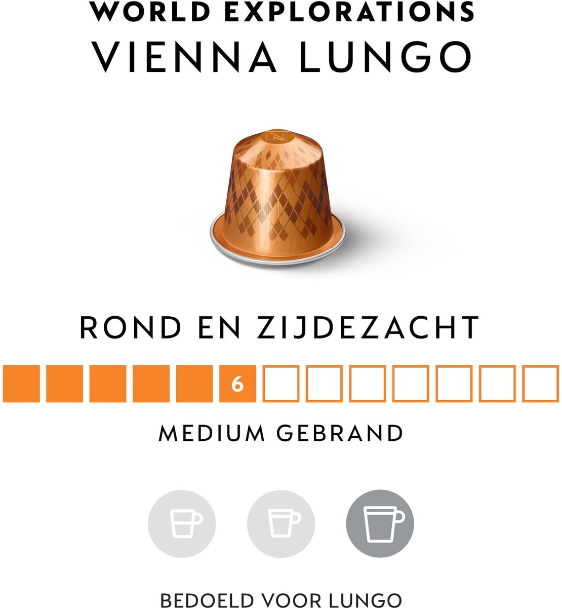 Nespresso - Original - Vienna Lungo - Koffiecups - 50 capsules thumbnail 3