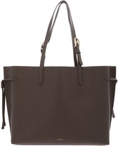 FURLA Leren shopper Ava Tote Muddy Gray + Rosewood Taupe