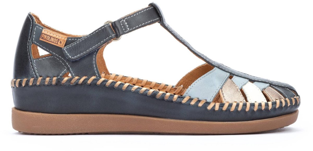 pikolinos CADAQUES W8K-0705C1 Platte sandalenDames Sandalen Blauw