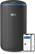 Philips PureProtect 3200 Series - Luchtreiniger - CADR 520m3/u - Ruimtes tot 135m2 - 3 Laags HEPA Filtratie - Air+ App - Ultrastil - Nachtlampje - Zwart - AC3221/13