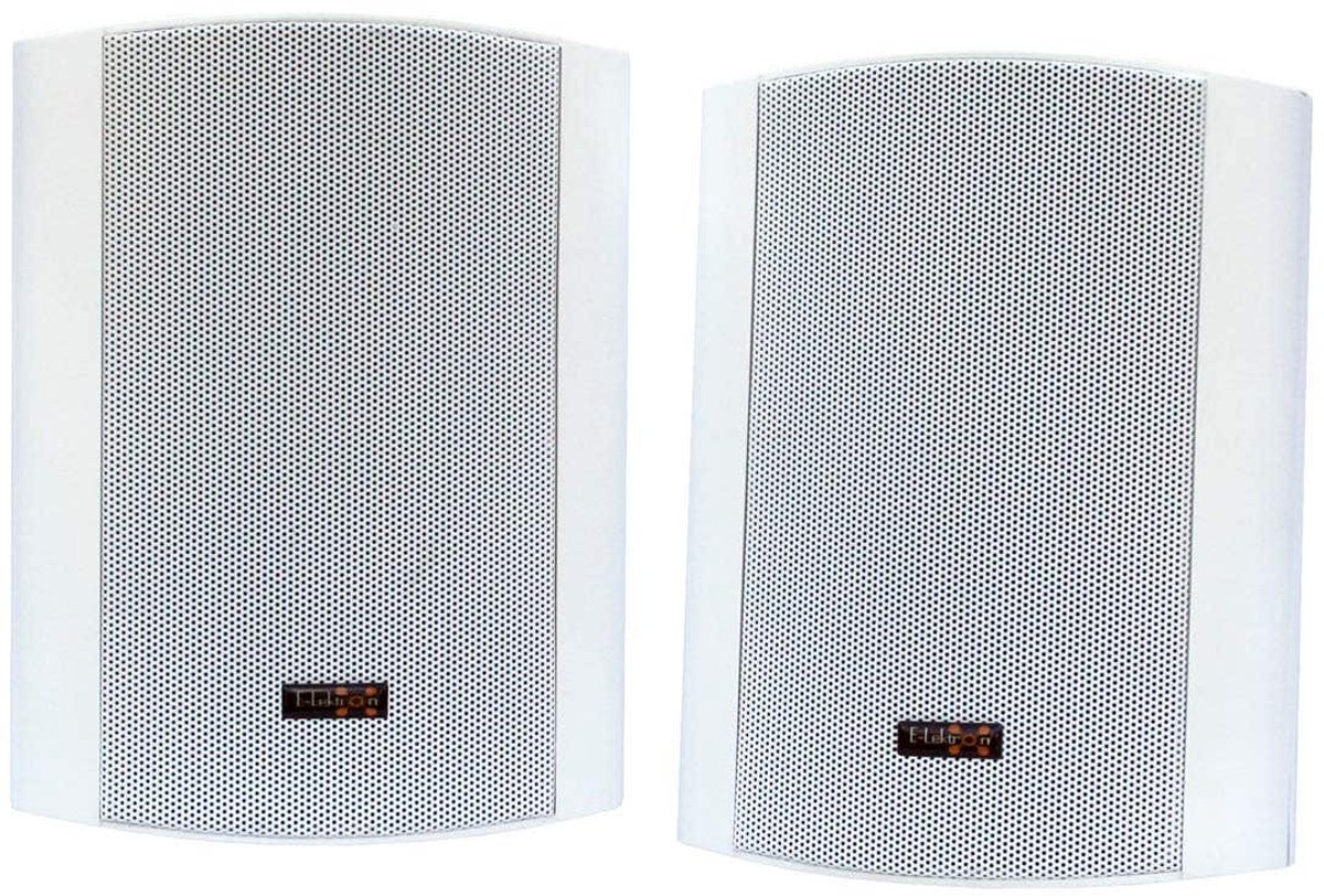 E-Lektron EWL5A Wit - Actieve luidsprekerset - Met muurbeugels - 120 watt