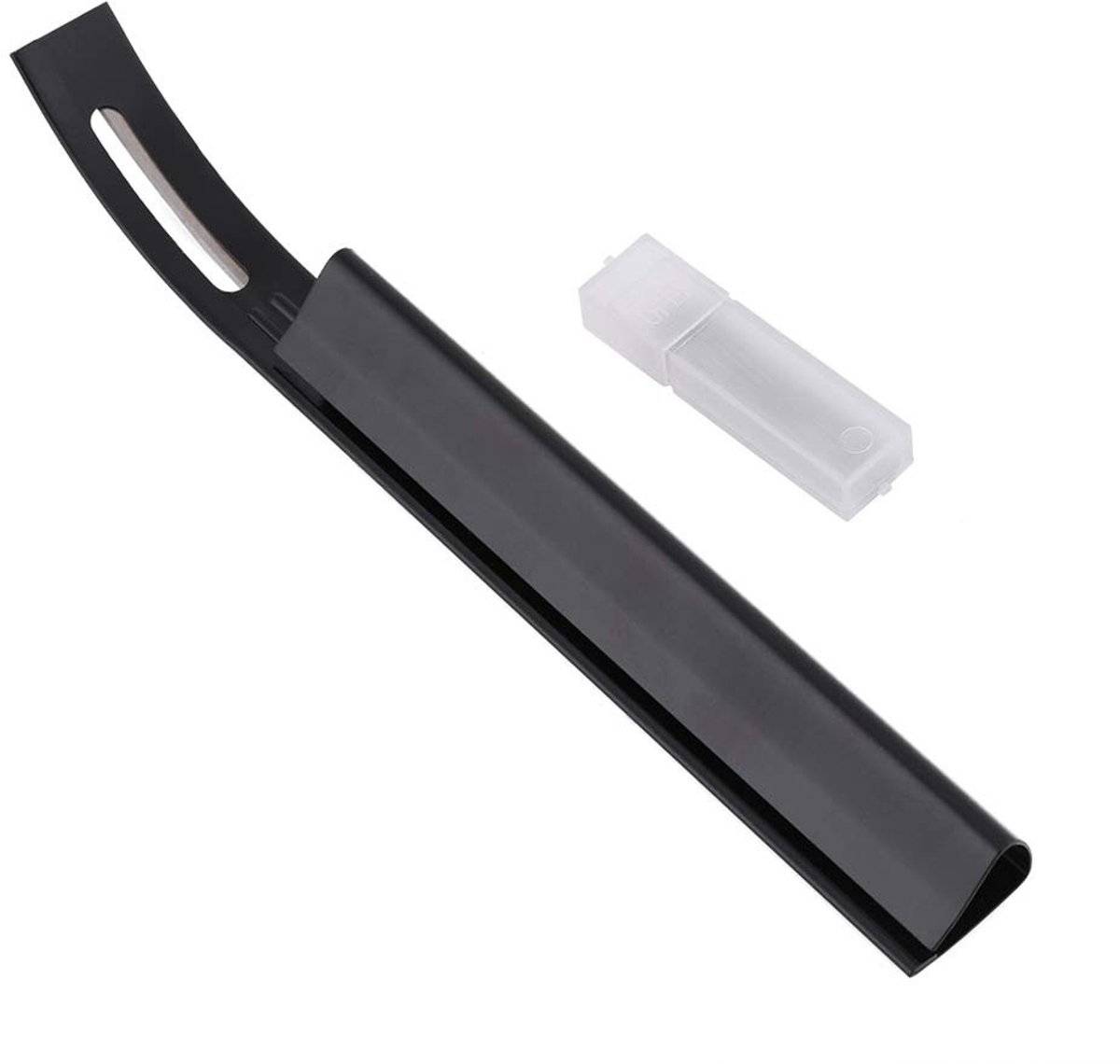 Dailygoods - Dailygoody - DIY Leather Craft Skiving Knife - Veilig Skiver Beveler - Hoogwaardig Koolstofstaal - Thinning Blade Tool - Ideaal voor Knutselen -