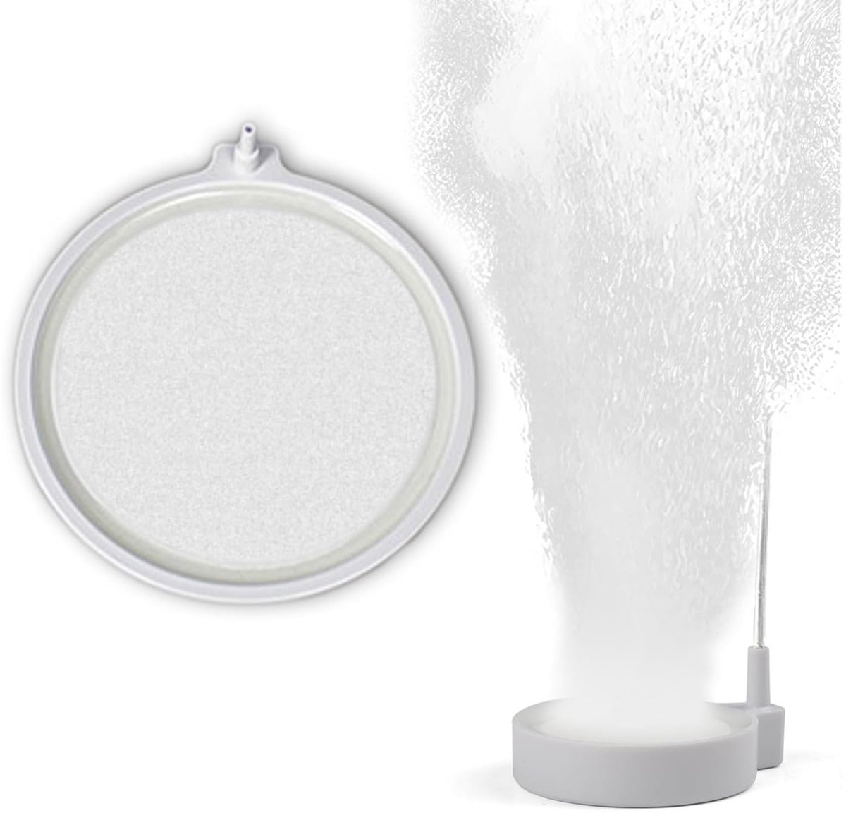 Dailygoods - Dailygoody - Aquarium Luchtsteen - Zuurstofbeluchter - Verbeterde watergezondheid - 50 mm - Ultrafijne bellenverspreider - Geschikt voor 50-80 cm tank