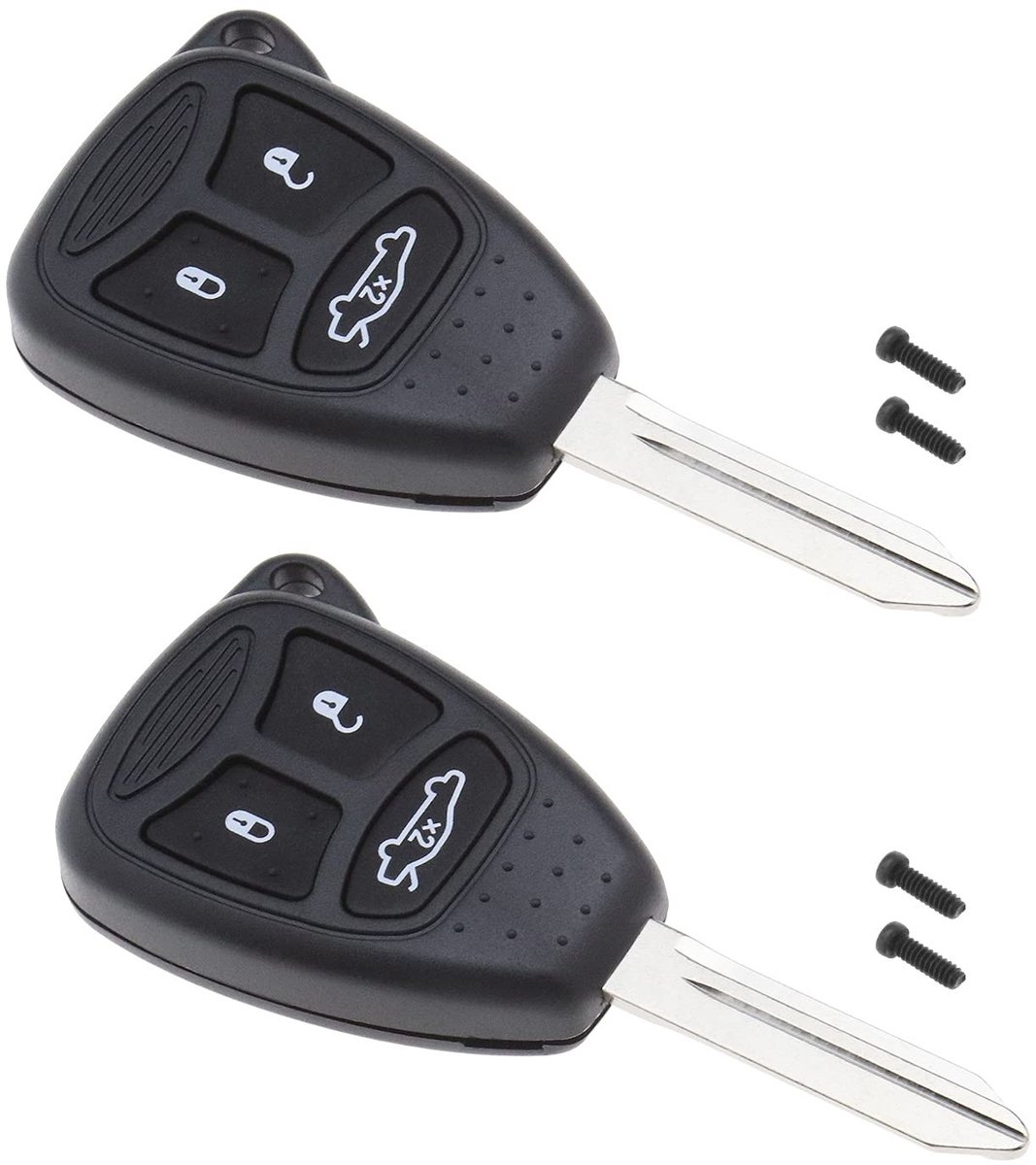 Dailygoods - Innovra - Dailygoods - Vervangende Autosleutel Behuizing voor Chrysler en Dodge