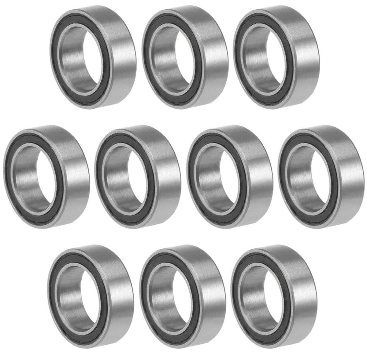 Dailygoods - Groefkogellagers 10 stuks 5 mm x 8 mm x 2,5 mm voor Micromachines