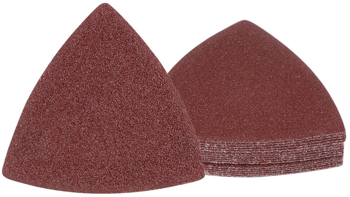 Dailygoods - Dailygoody - Schuurpapier - Driehoekige Muis - Voor het Polijsten van Meubels - 3-1/8 Inch - Korrelgrootte 80 - Geschikt voor Hout en Glas