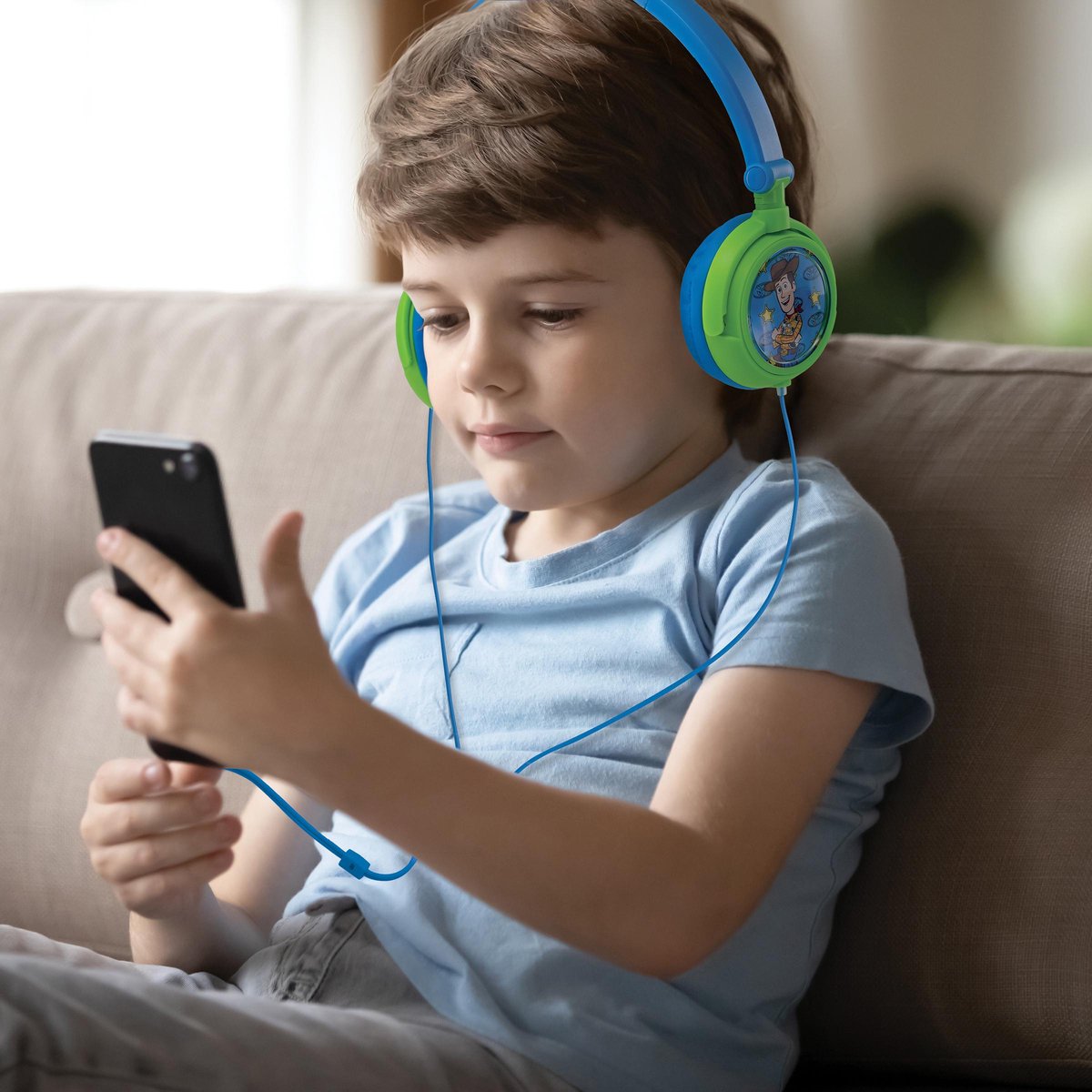 speelgoed Story Bedrade Opvouwbare Koptelefoon met veilige volumebeperking