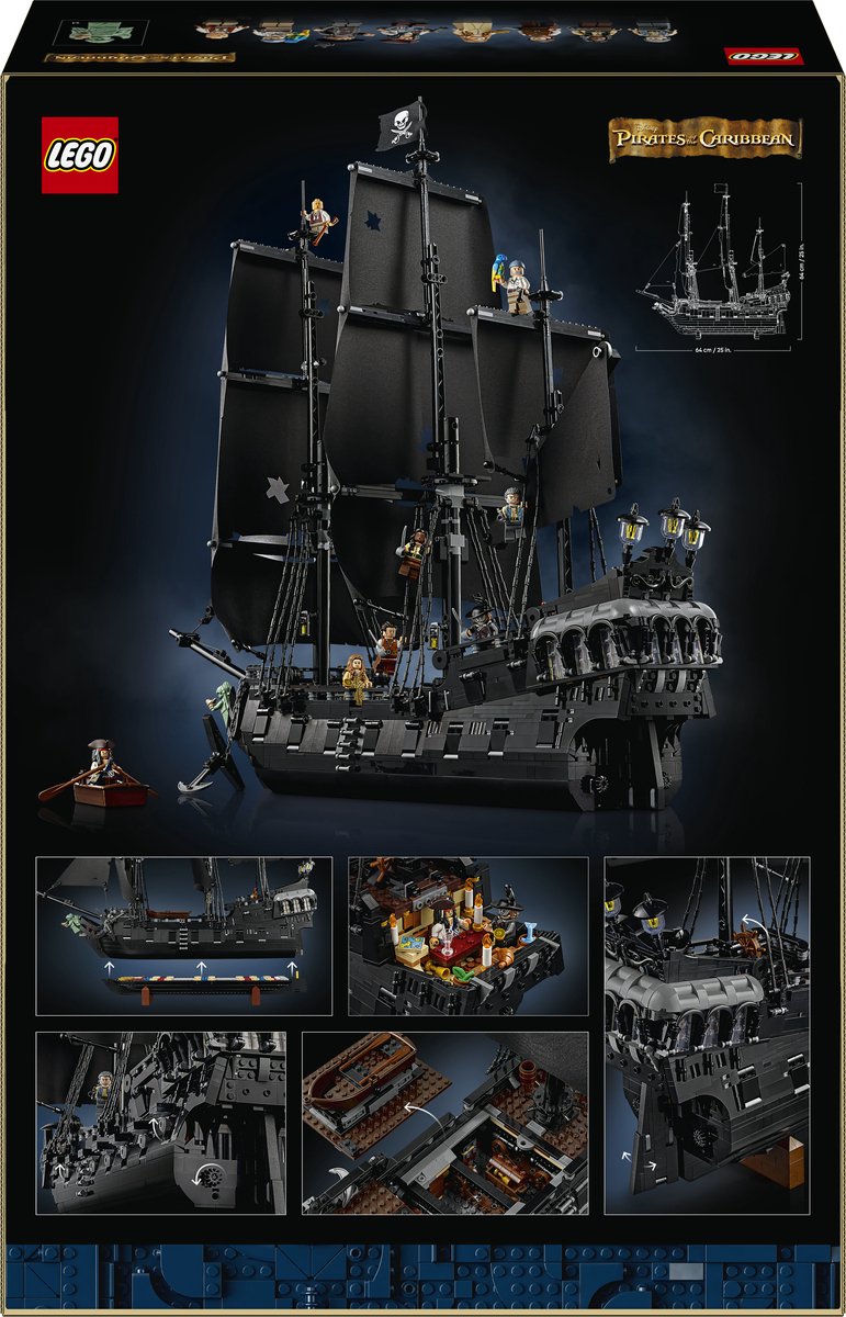 LEGO® Icons Pirates of the Caribbean - Het Piratenschip van Kapitein Jack Sparrow - 10365 — afbeelding 9
