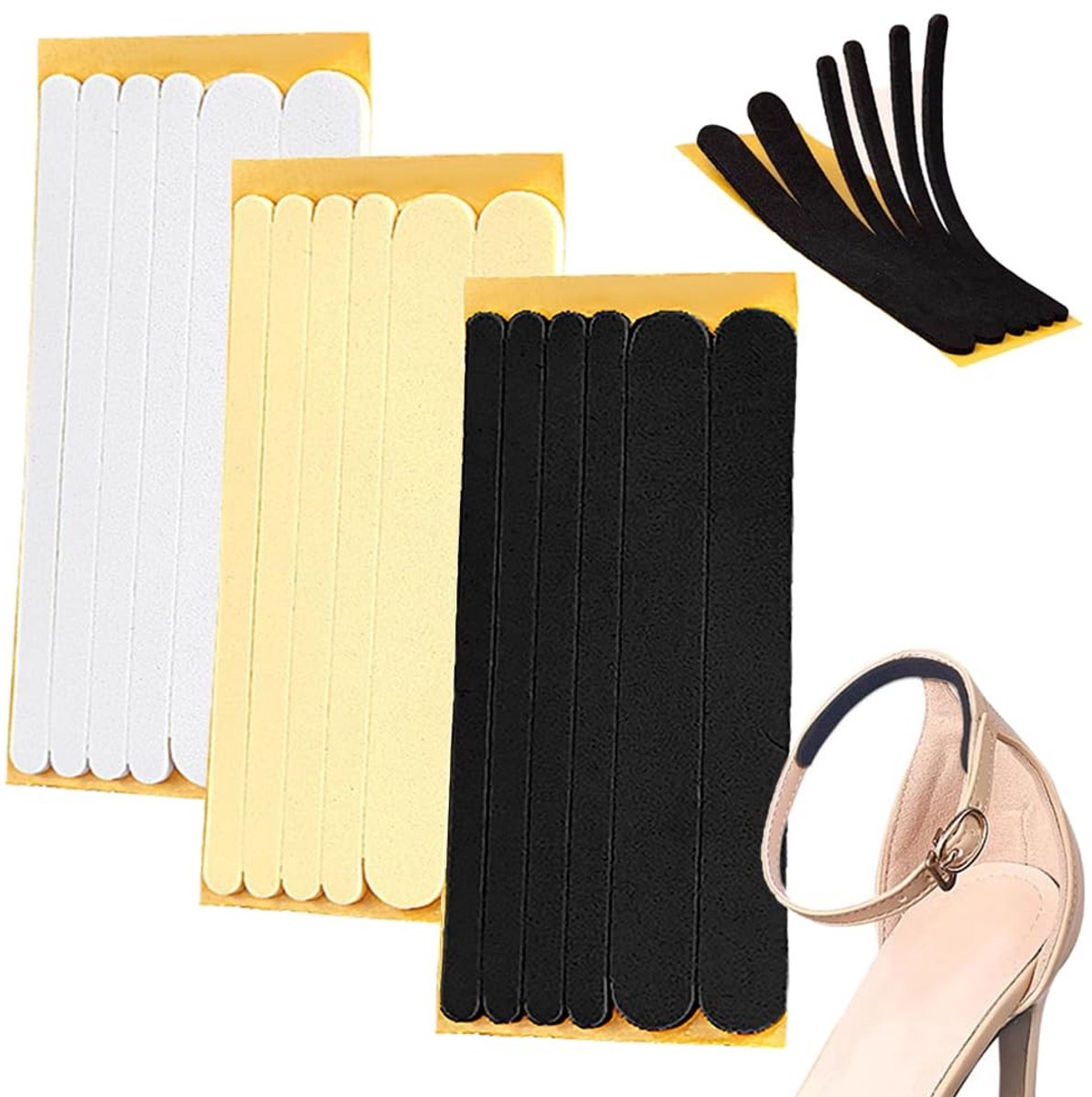 Dailygoods - Set van 9 Zelfklevende Schoenriemkussens