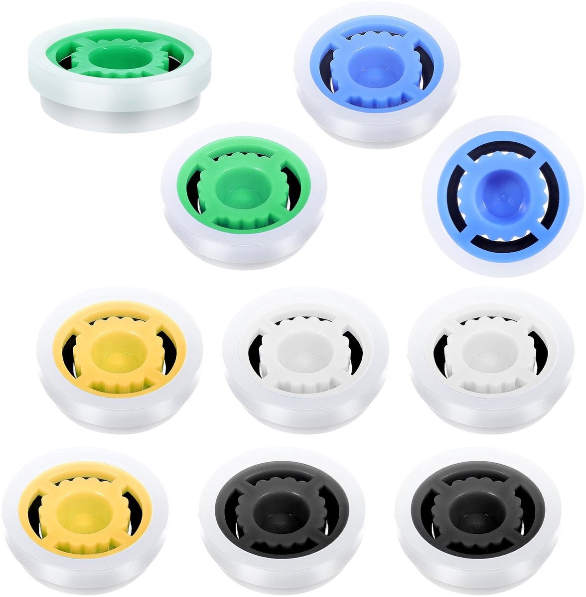 Dailygoods - Dailygoody - Waterbesparende Douchekop - Efficiënt Waterverbruik - 10 Stuks - 5 tot 8 Liter per Minuut - Duurzaam en Milieuvriendelijk - Geschikt voor.
