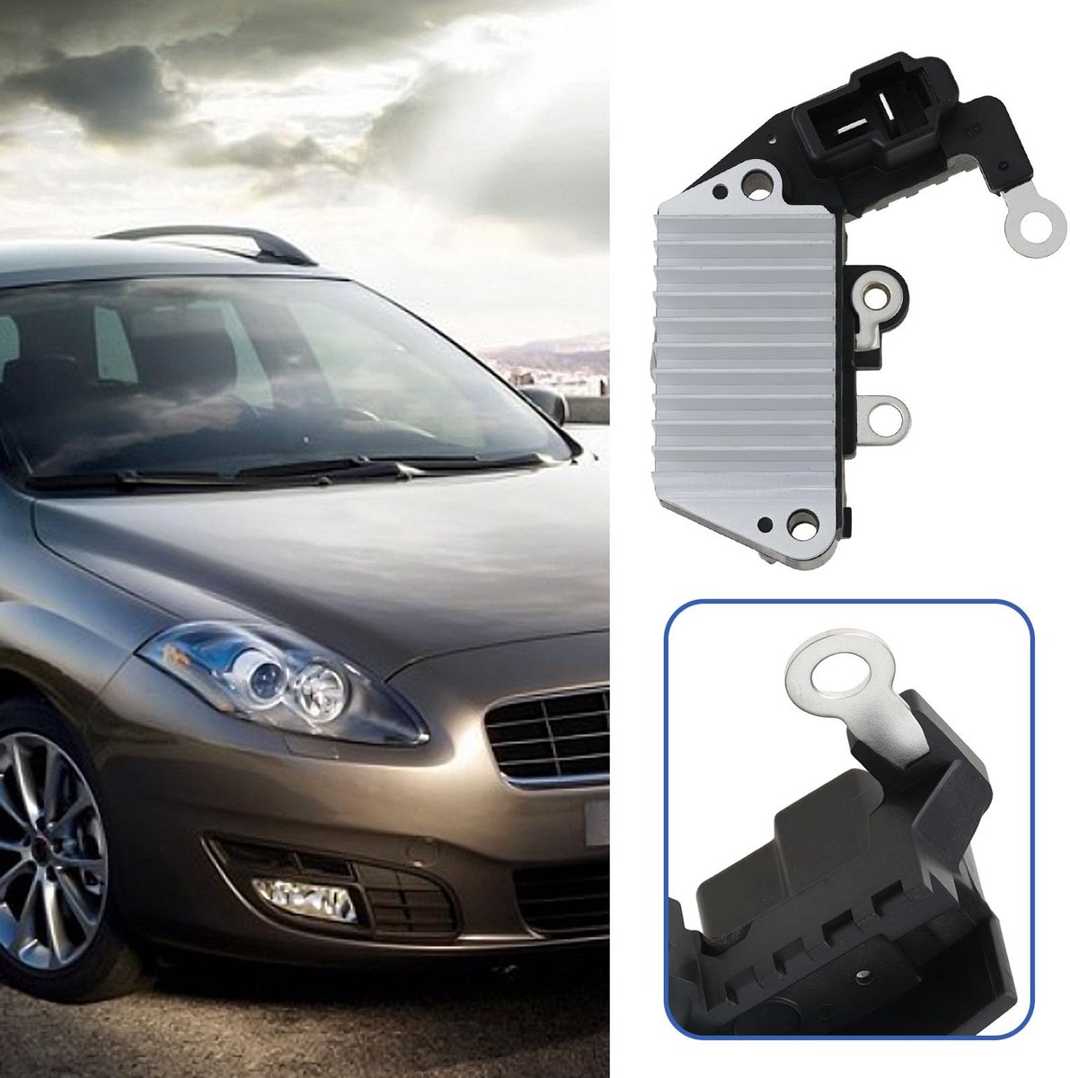Dailygoods - Innovra - Spanningregelaar 14V voor Diverse Auto's