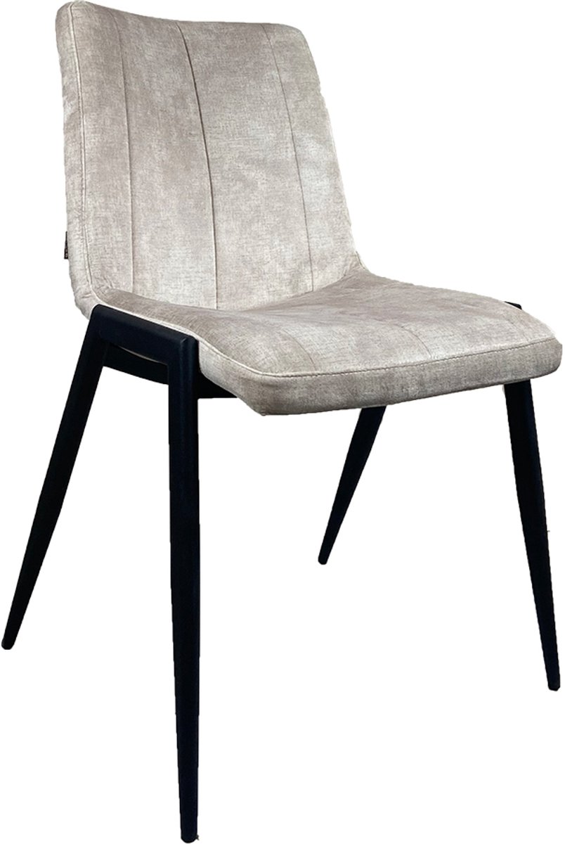 Oist Design Danilo dining chair - Vintage Velvet Natural - set van 2