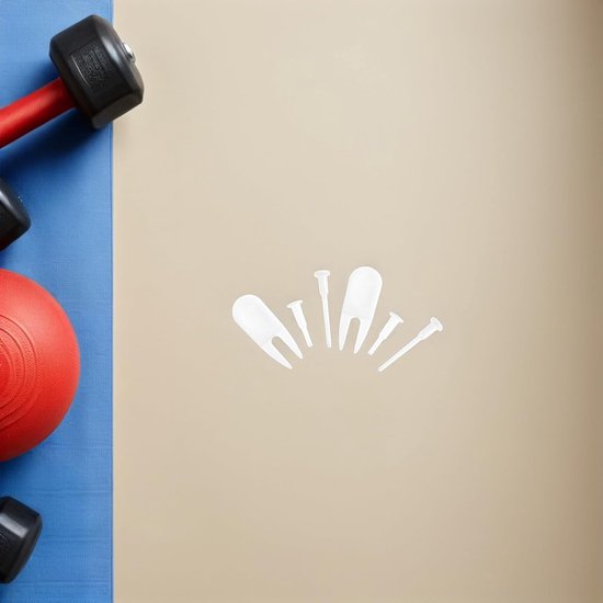 Vervangingsset Yoga Bal Pluggen - Luchtstoppers Balansbal - Fitnessbal Onderhoud - Compleet met Verwijderaar - 24 Stuks - Wit — afbeelding 2
