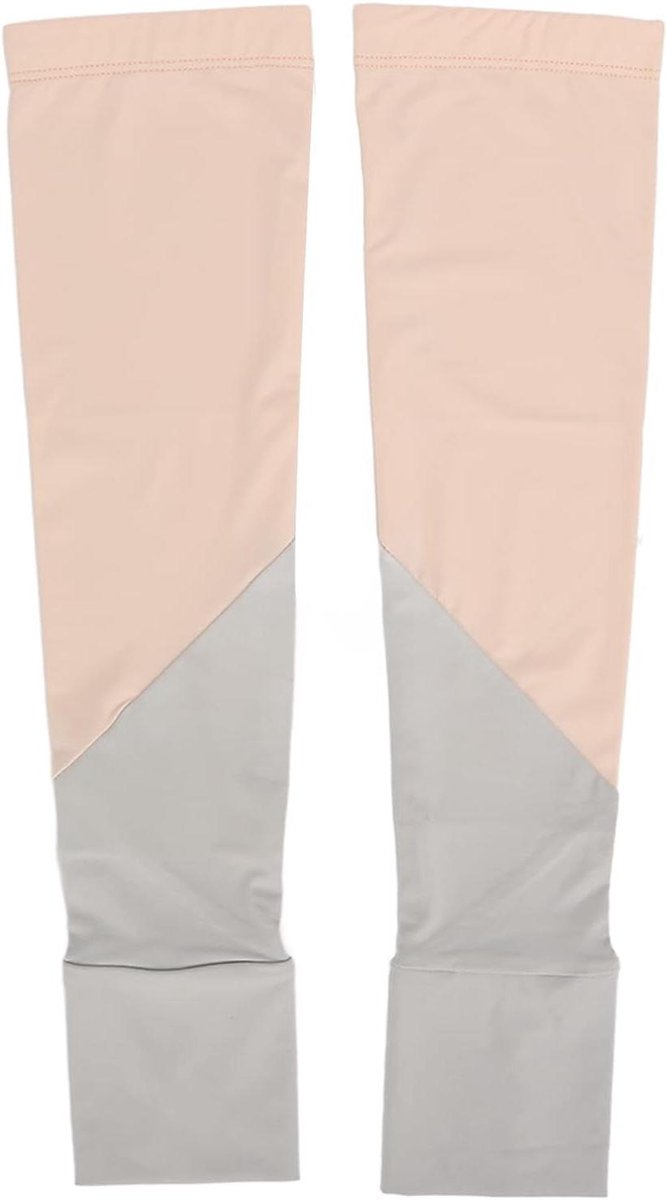 Zonwerende Armhoezen - Koelende Mouwen - Bescherming Tegen Zon - Halfvinger Ontwerp - 1 Paar - Roze