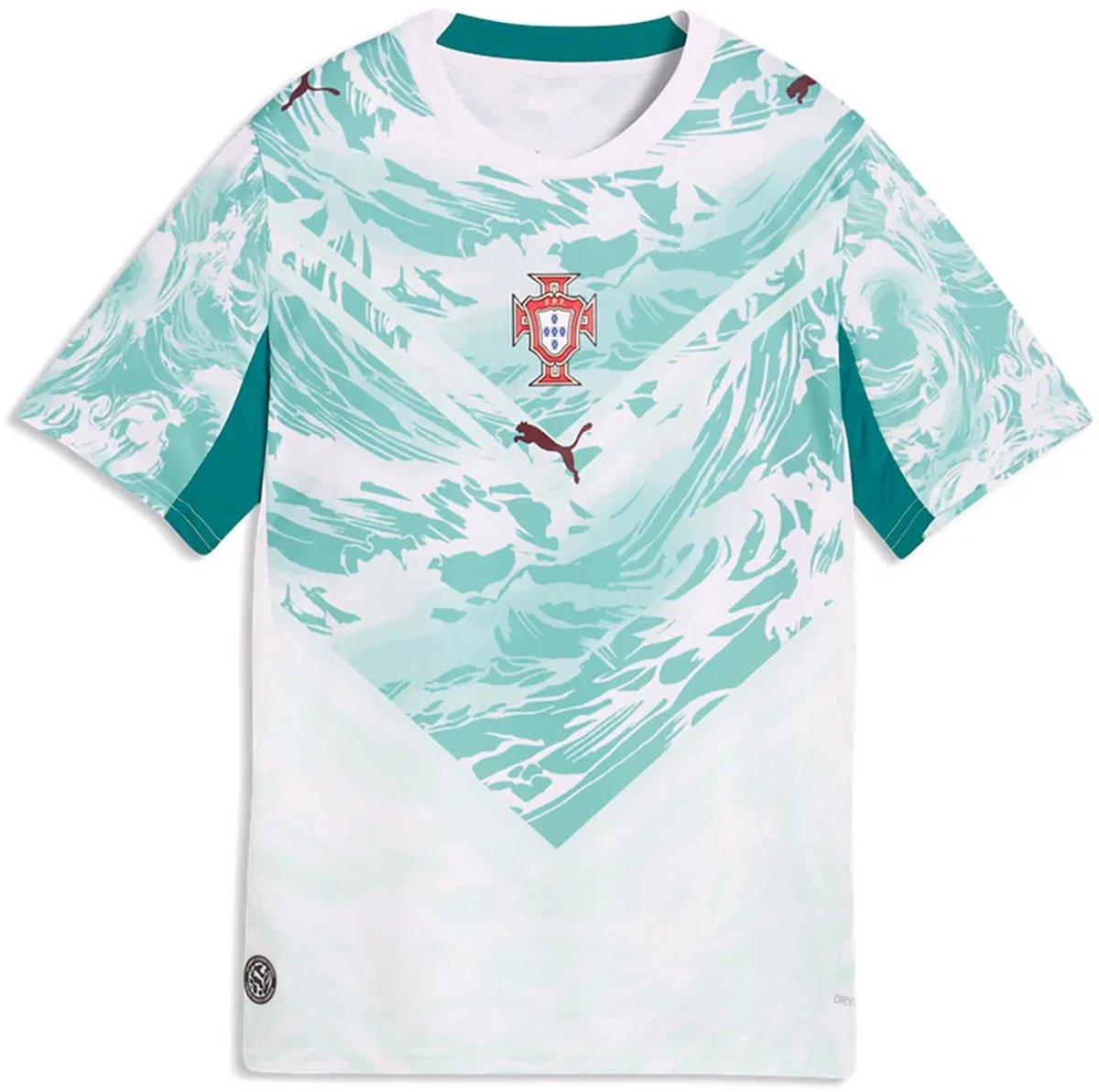 Puma Portugal 2026 Replica Weg Korte Mouw T-shirt Junior 15-16 Years Kinderen Groen