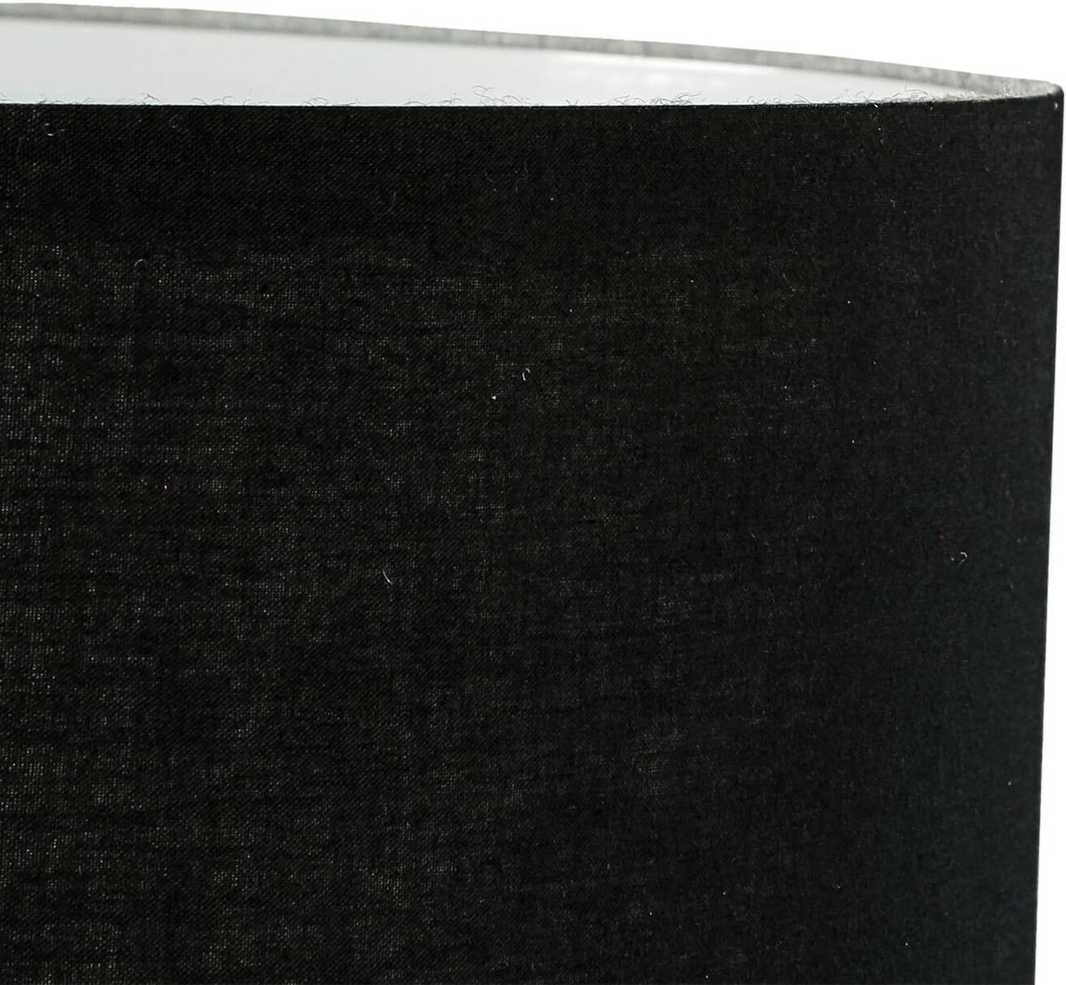 Licht-Erlebnisse - Basic - Lampenkap voor tafellamp - E14/E27 - van - Stof - in - Zwart
