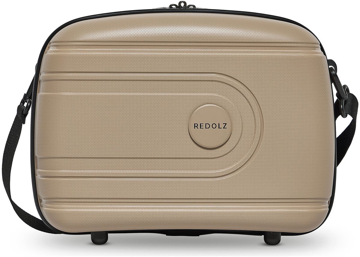 Redolz Essentials 11 Beautycase 34 cm - 14 L - Ritssluiting - Beige
