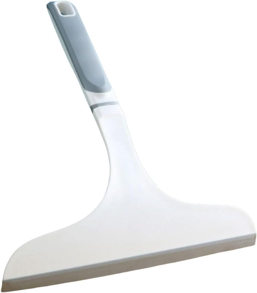 Kunststof rakels - Douchewisser zuigmond - Streeploos reinigen - Ergonomisch handvat - 24.5 cm - Wit
