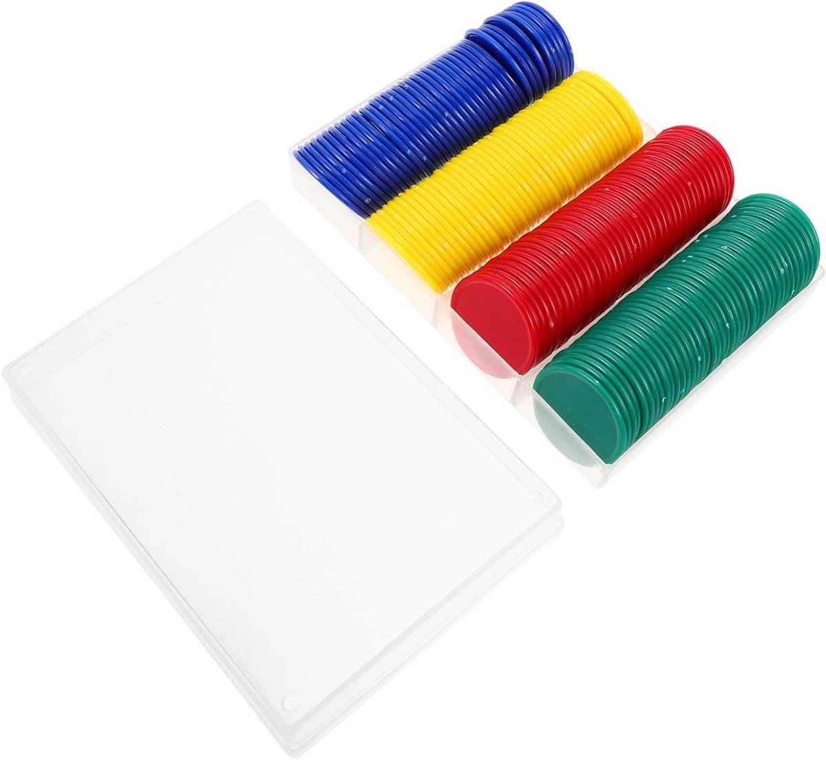 Beloning munten - Tellen schijven - Rekenen en bingo - Veelzijdige leermiddelen - 160 stuks - Diverse kleuren