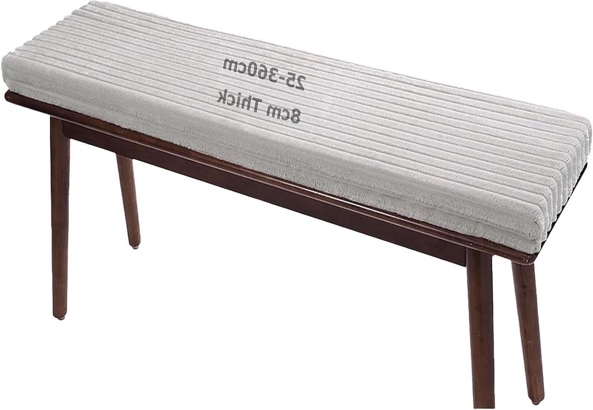 Tuinbankkussen - Zitkussen Buiten - Comfortabel Zitten - Extra Dikke Vulling - 50x30 cm - Beige Grijs