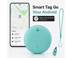 Android GPS Tracker – Real-time Locatie Volgsysteem – Werkt met Google Find My app- Alleen geschikt voor Android telefoons- Gecertificeerd - Batterij Vervangbaar - 24/7 live locatie meekijken - Licht blauw