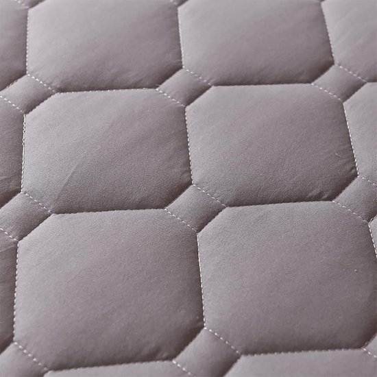 Japanse futonmatras - Opvouwbare slaapmat - Ruimtebesparend slapen - Antislip ontwerp - 180 x 200 cm - Grijs — afbeelding 4