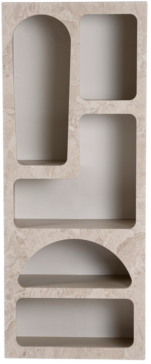 Skye Decor Venüs - Boekenkast - Travertin marmer/Zandste - 60 cm