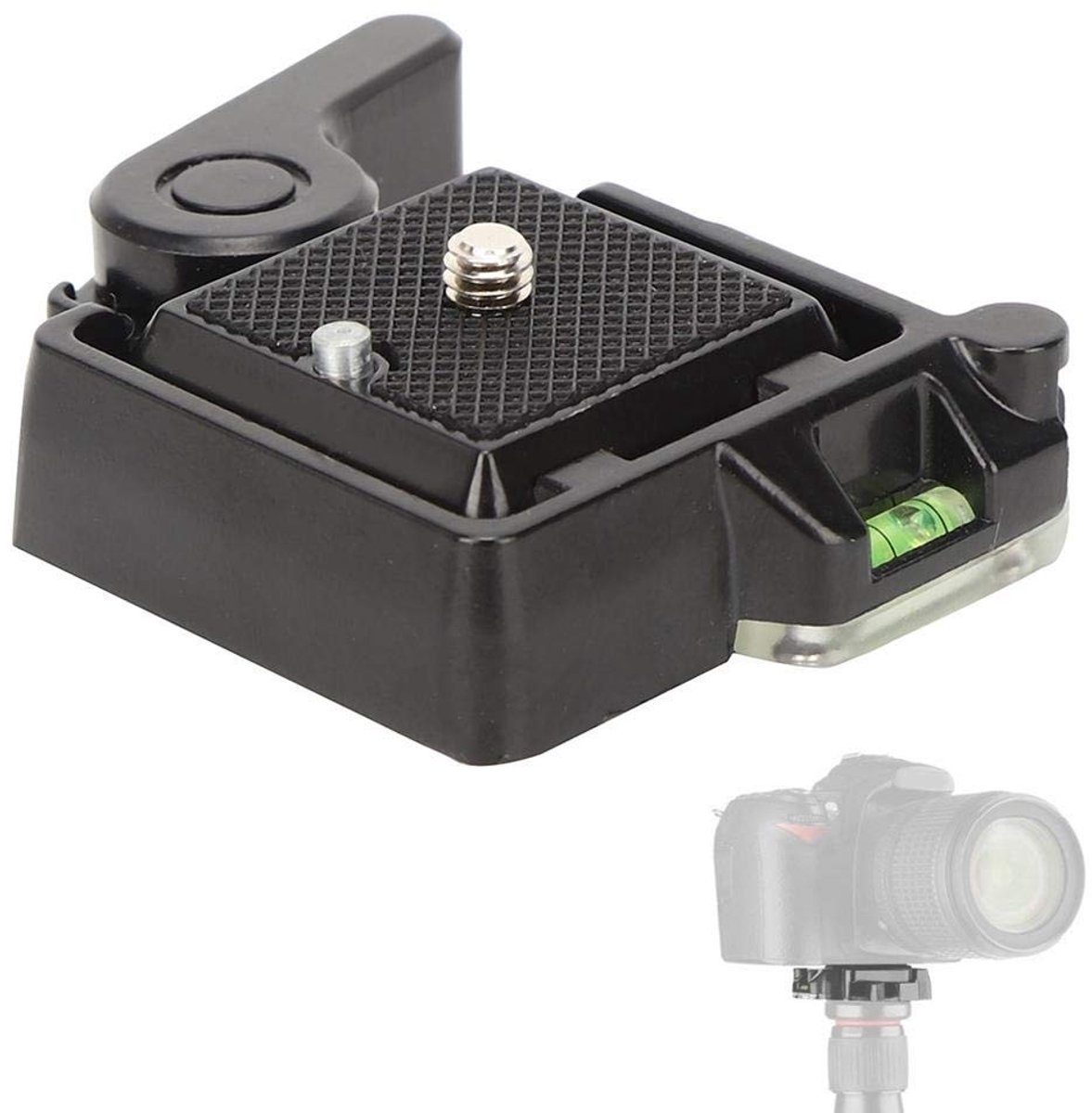 Dailygoody - Quick Release Plate - Aluminium Statiefklem - Bescherming voor Camera - Universeel Formaat - Snelkoppeling - Geschikt voor Spiegelloze Ca...