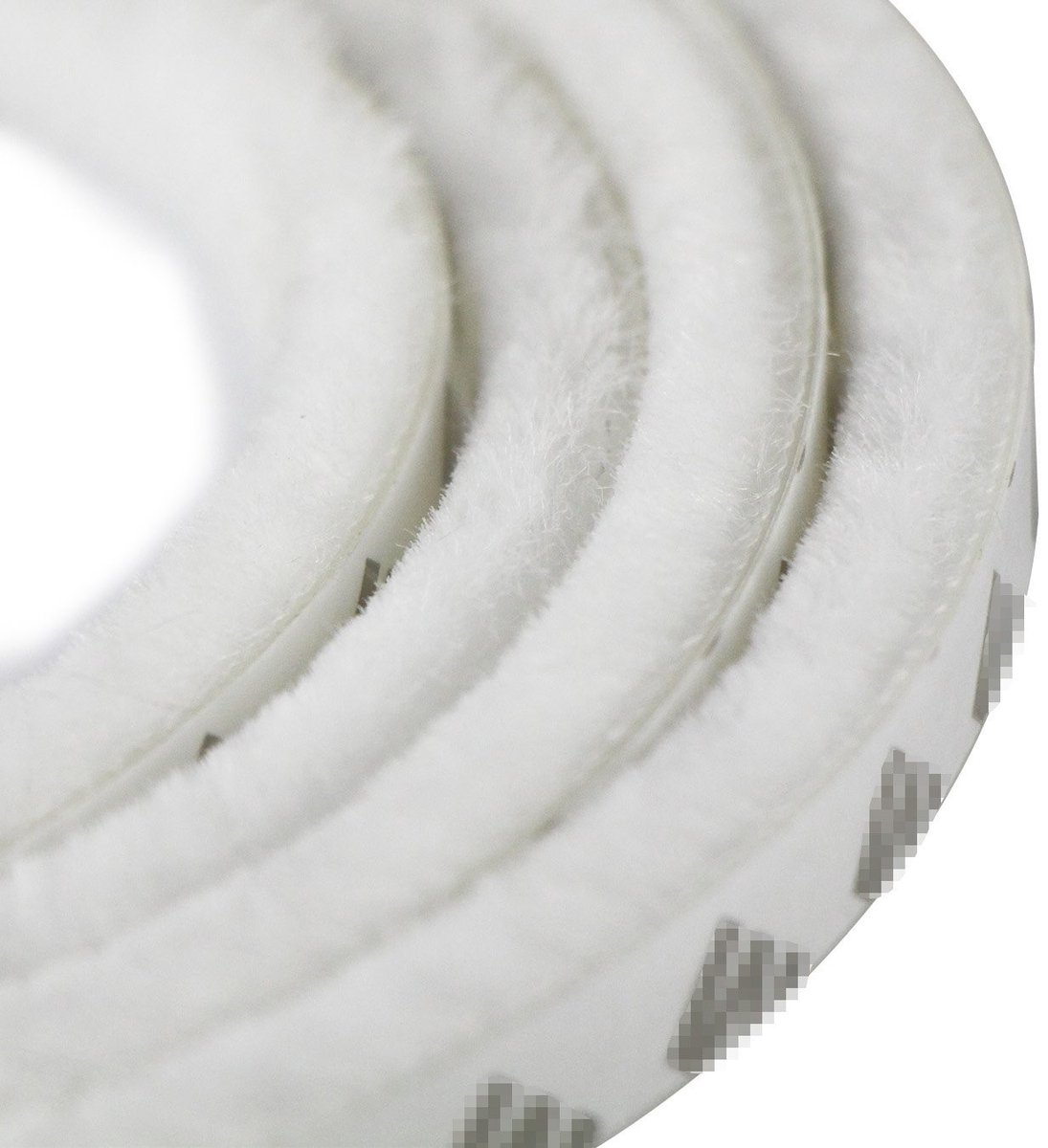 Dailygoody - Winddichte Deur- en Raamafdichting - Zelfklevende Borstelstrip - 5 meter - Wit - Temperatuurbestendig - Dicht bij tocht - Geschikt voor s.