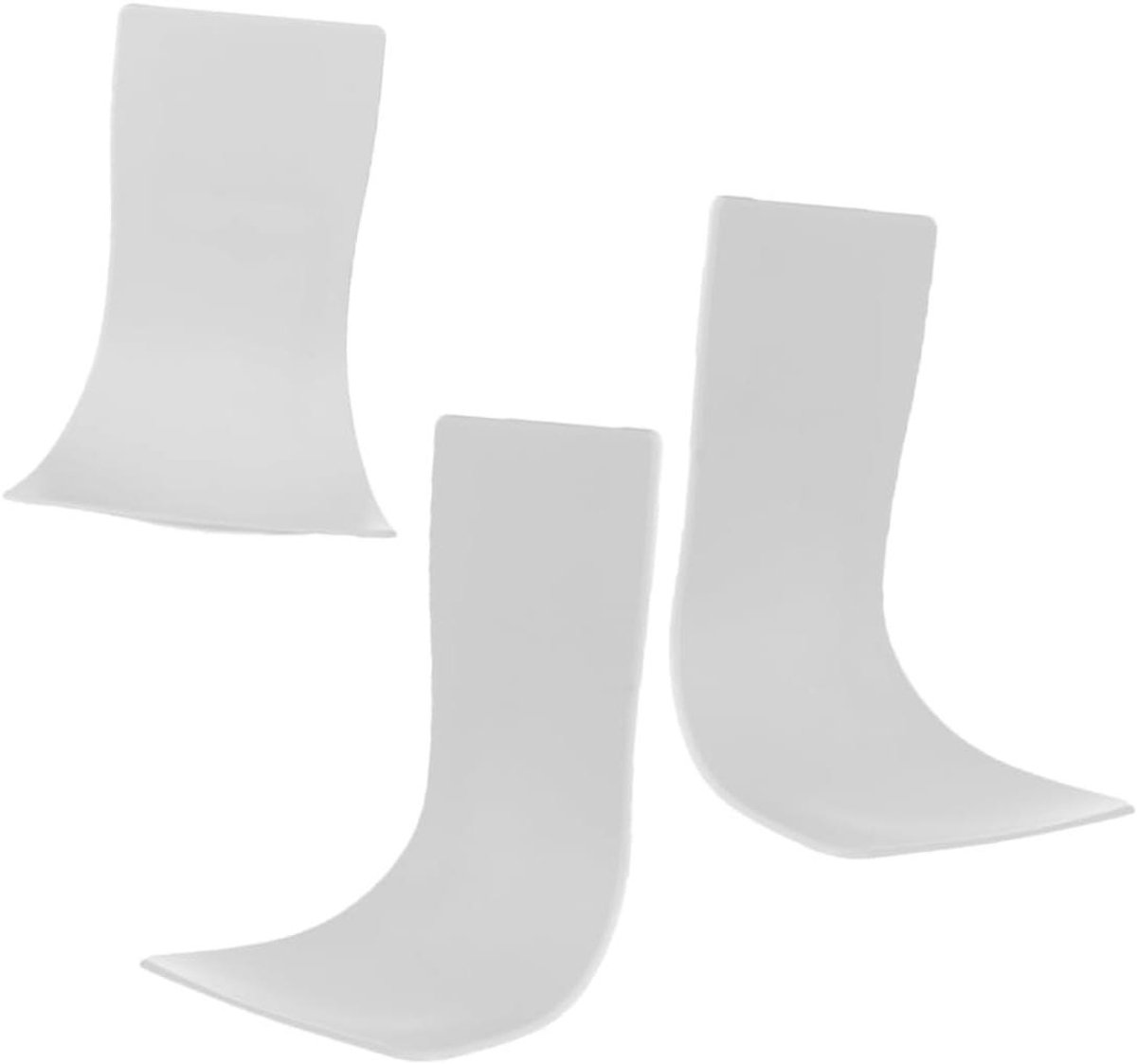 Wasbak Lekbak - Opvangbak Dispenser - Netheid Garanderen - Overloop Beveiliging - 3 Stuks - Wit