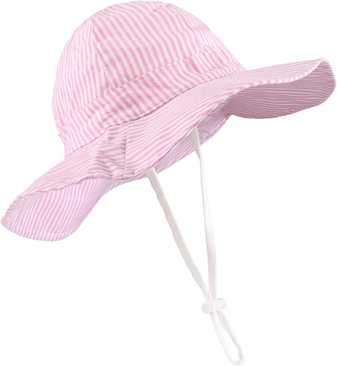 Baby Zonnehoed - Kinder Hoed - Strand Bezoek - UV Bescherming 50+ - Brede Rand - Divers
