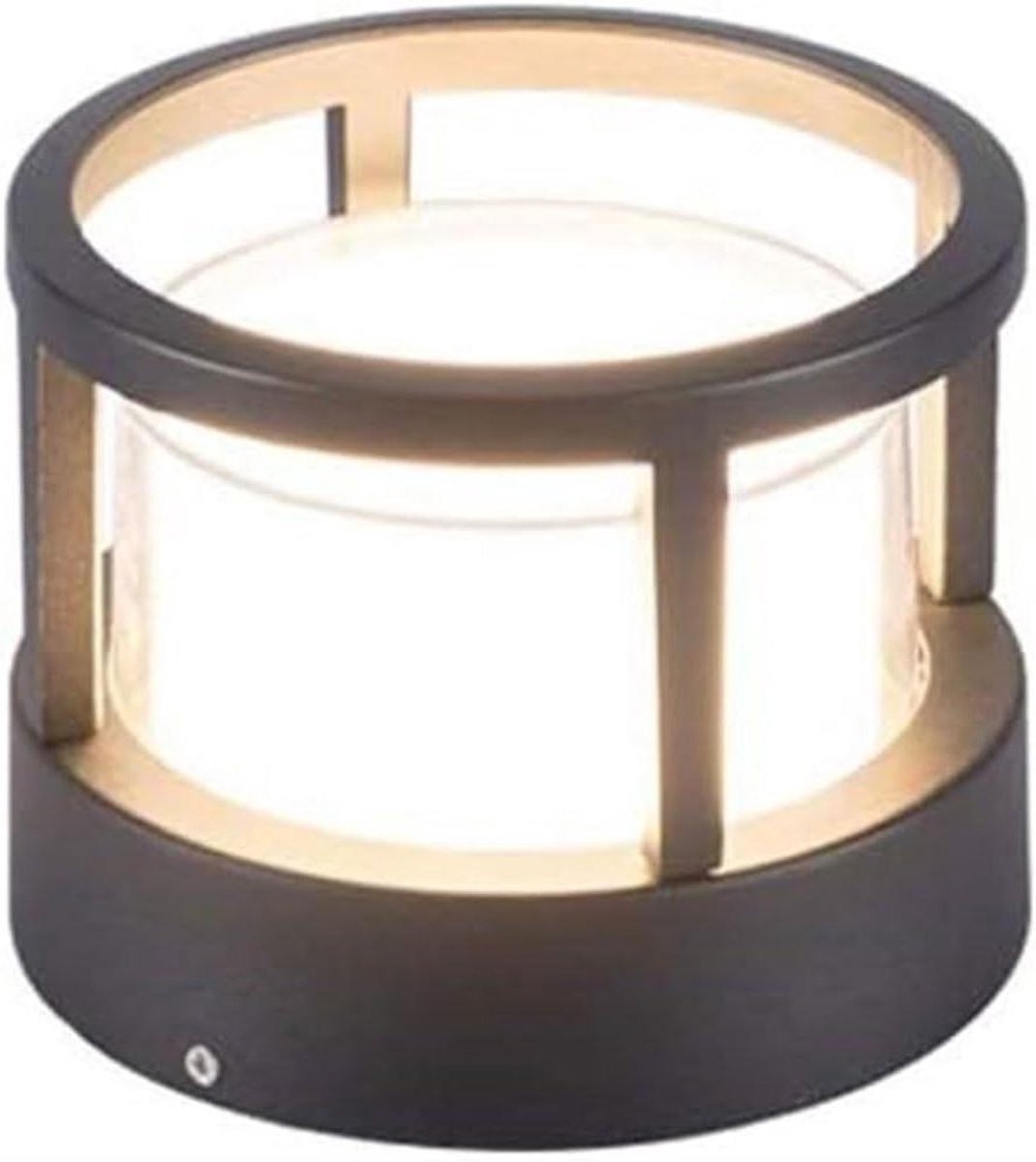 Pilaar Lamp - Buitenverlichting Kolom - Tuin Pad - IP65 Waterdicht - 17x12cm - Wit Licht