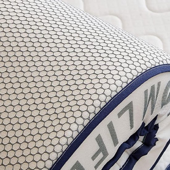 Opvouwbare Matras - Vloermatras Student - Comfortabel Slapen - Huidvriendelijk Polyester - 90x190cm - Wit — afbeelding 5