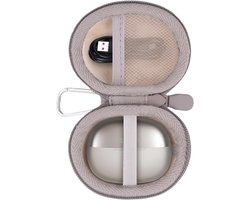 Beschermende Hard Case voor Open-Ear Headphones - Geschikt voor Opendots One Oordopjes, Grijs, Duurzaam en Compact
