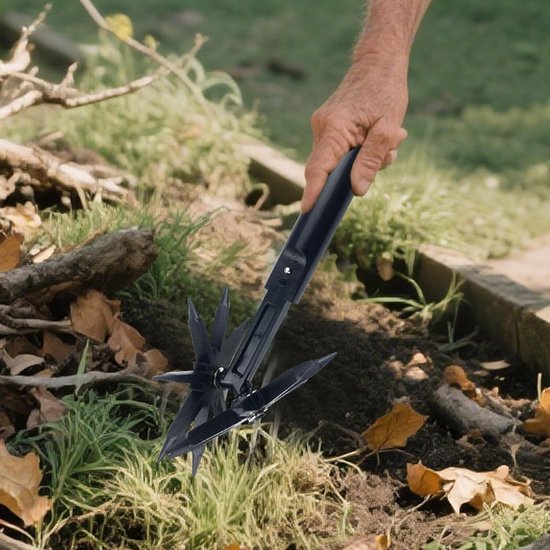 Hand Cultivator - Bodemwoeler Tuin - Bodem Losmaken - Ergonomisch Ontwerp - 27 cm - Niet gespecificeerd — afbeelding 4