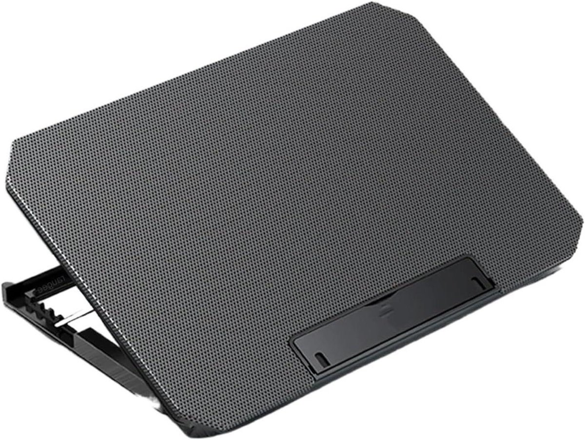 Laptop Koeler - Koelpad Ventilator - Notebook Koelen - Dubbele Ventilatoren - 13-17 inch - Zwart