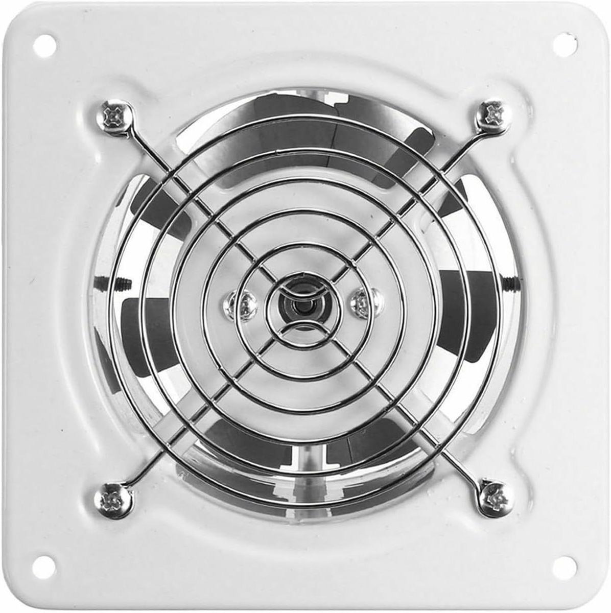 Afzuigventilator - Ventilator Badkamer - Vocht Afvoeren - Stille Werking - 4 inch - Wit