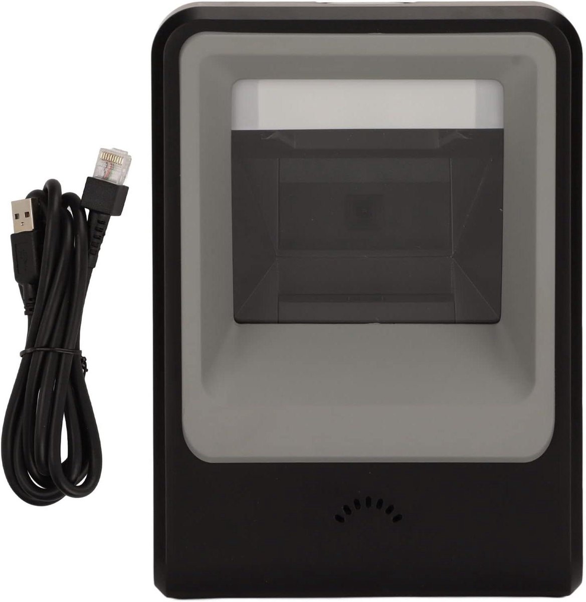 Barcode Scanner - QR Scanner - Snel Scannen - Handsfree Desktop - 100 scans/sec - Zwart