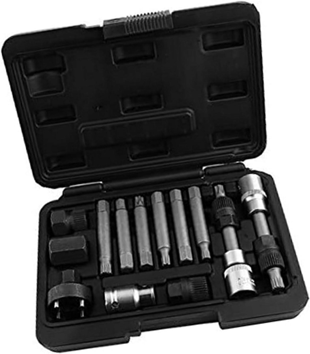 Poelietrekkerset - Dynamo gereedschap - Auto reparatie - 13-delige set - One Size - One Color