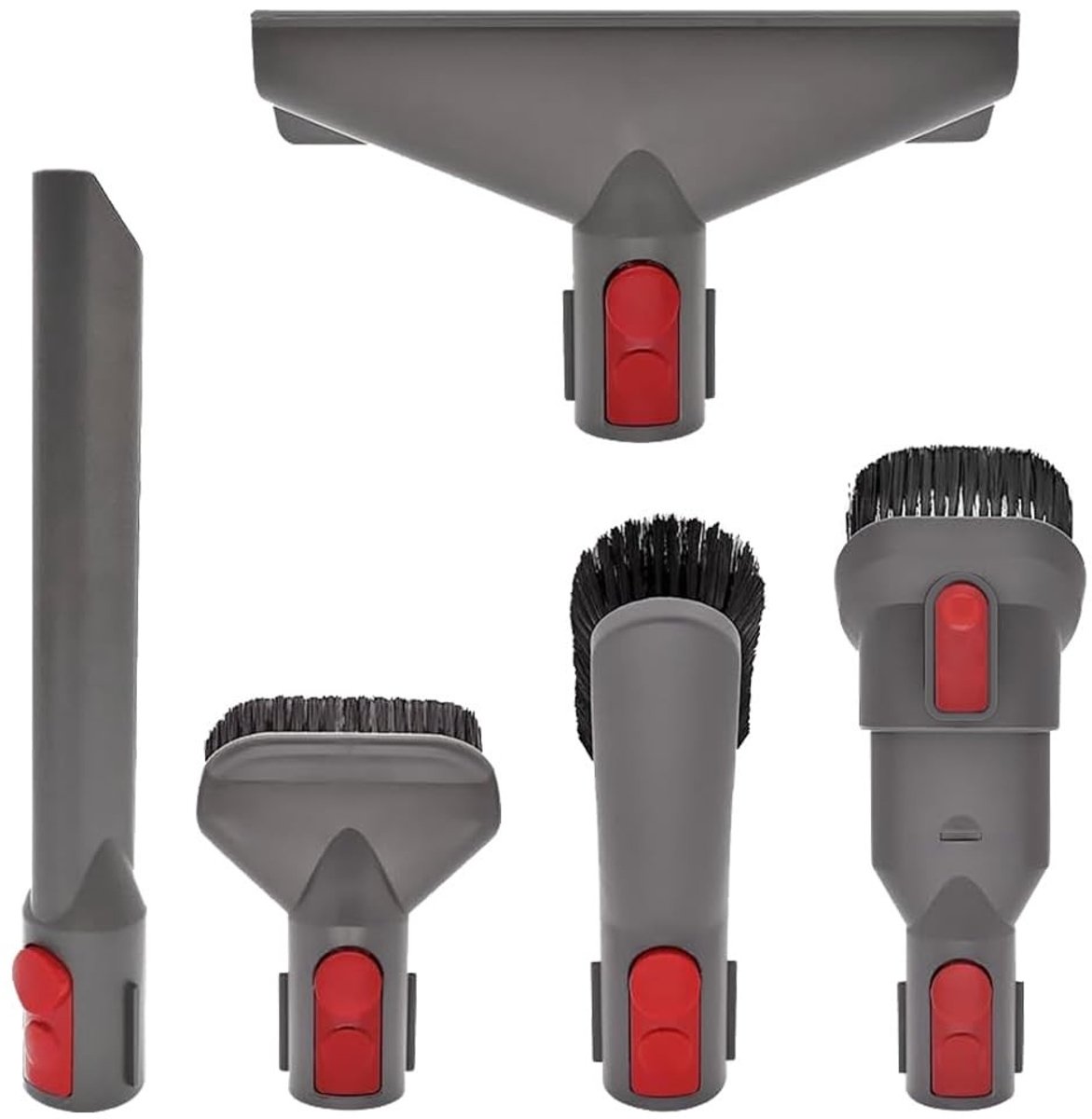 Dailygoody - 5-in-1 Accessoire Kit - Universele Nozzle Set - Perfecte Compatibiliteit - 5 Pack Aero - Geschikt voor Dyson V7 V8 V10 V11 V15 - Innovati