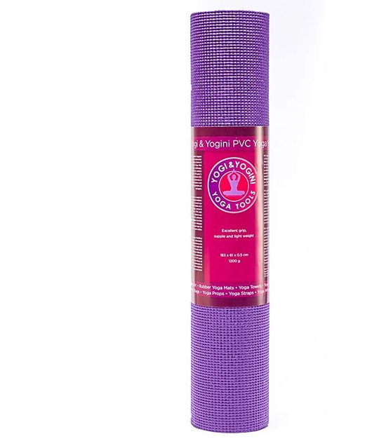 Yogamat sticky dieproze - Yogi & Yogini