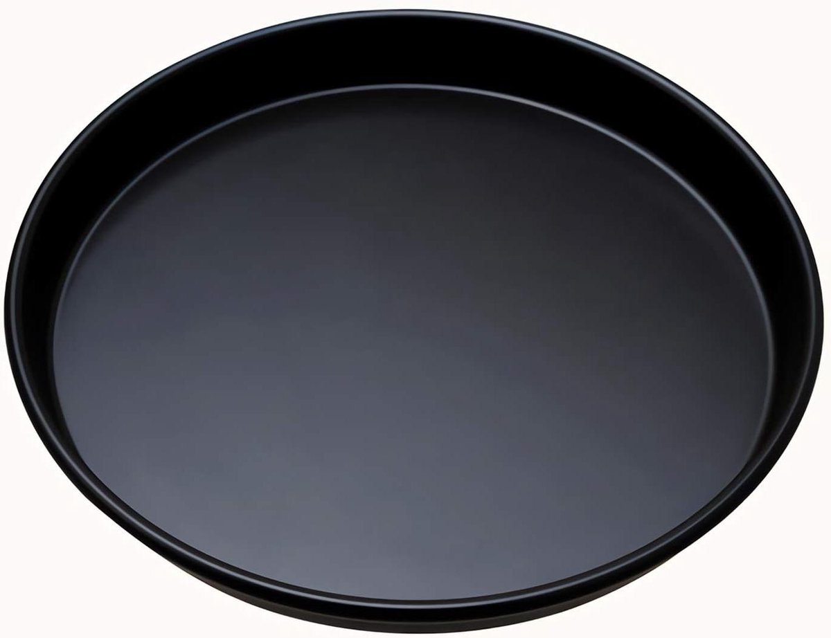 Pizza Pan - Pizzabodem Bakplaat - Pizza Bakken - Snelle Warmteverdeling - 7 Inch - Zwart