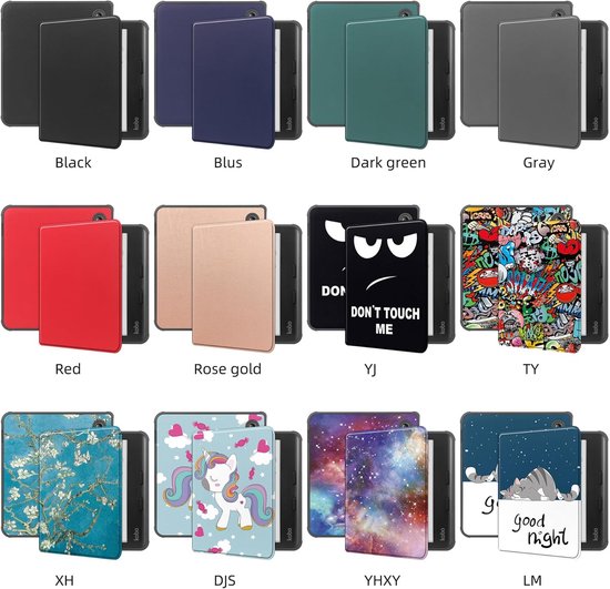 Kobo Libra Colour Hoesje - E-reader Cover - Bescherming E-reader - Ultradun Ontwerp - 163 x 78 x 12 cm van Kobo — afbeelding 2