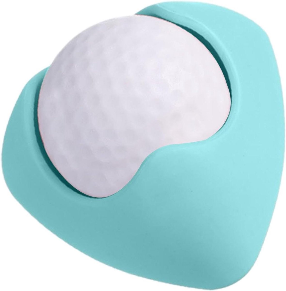Massagerol met Bal - Handmassage bal - Spierontspanning - Ergonomisch Ontwerp - 7 x 7.2 x 5 cm - Grijs