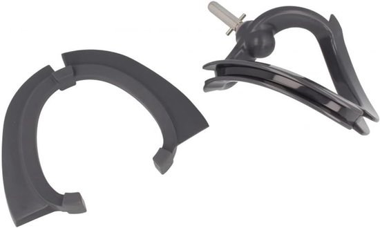 Keukenmixer Accessoire - Spatel Klopper - Beslag Maken - Flexibele Rand - 4.6 liter - Wit — afbeelding 3