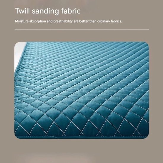 Japanse Futon Matras - Vloermat Kampeer - Gastvrij Ontvangen - Opvouwbaar en Draagbaar - 90x200cm - Grijs — afbeelding 5