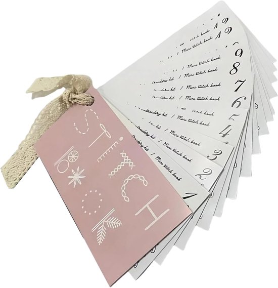 Borduurgids Naaien - Handwerk Handleiding - Creatief Borduren - Stapsgewijze Visuele Gidsen - 15 x 8 cm - Wit — afbeelding 5